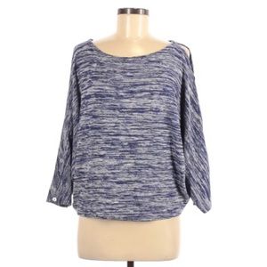 Anthropologie Postcard Blue Dolman Sleeve Blouse